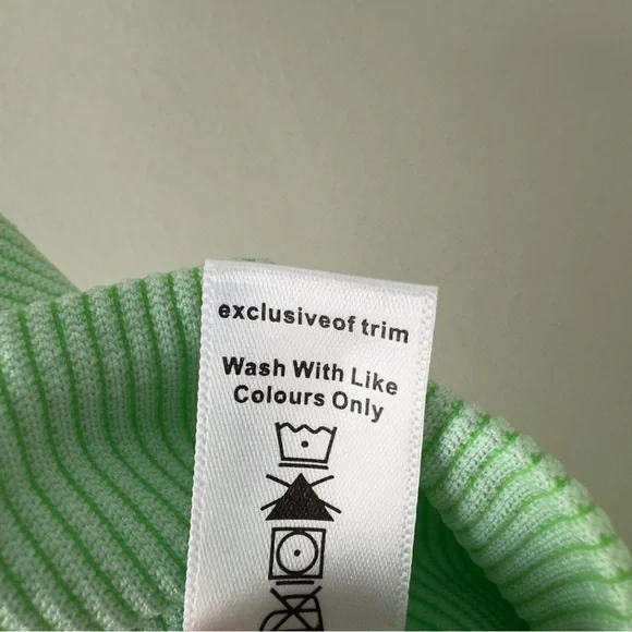 Mint Green Textured Women's Active Leggings Stretch Athletic Activewear Running - Picture 9 of 10